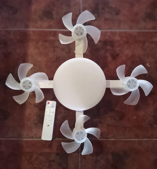 Ventilador de Techo LED 2 en 1 con Control Remoto
